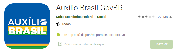 Aplicativo Auxílio Brasil